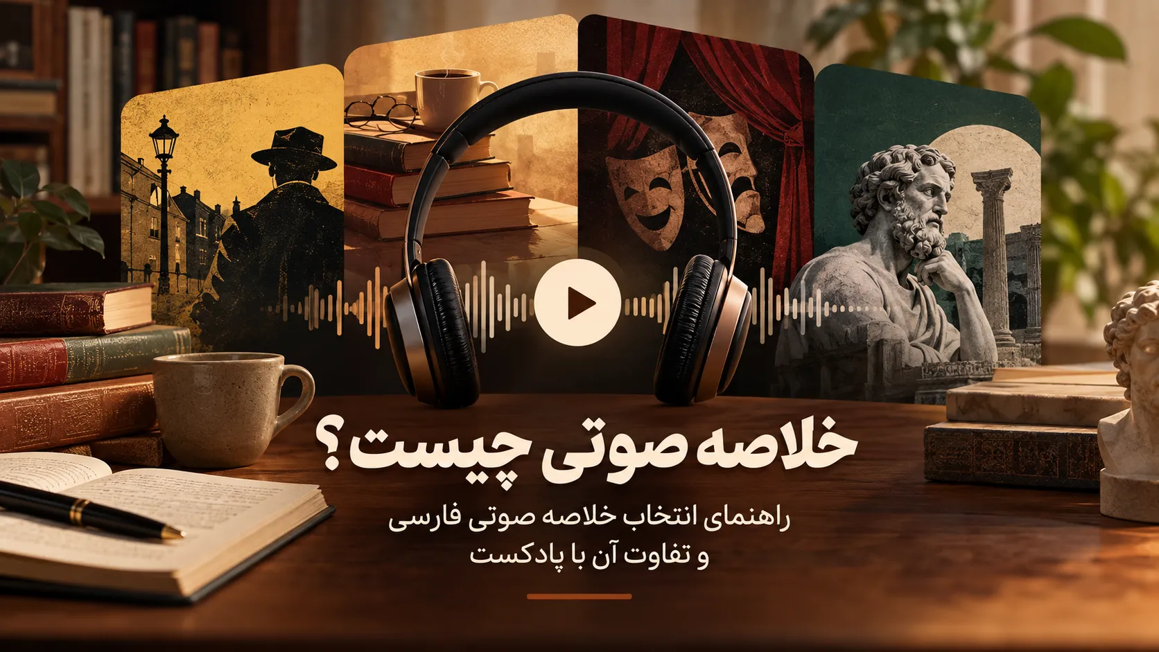 خلاصه صوتی چیست؟ بهترین خلاصه‌های صوتی فارسی + تفاوت با پادکست